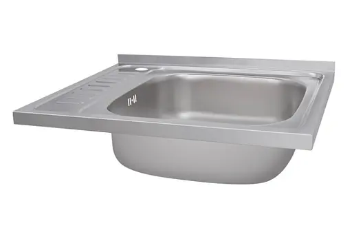 Кухонная мойка Brinex 6050-R 0.6 мм, накладная BRIN6050RSAT06 - фото 3