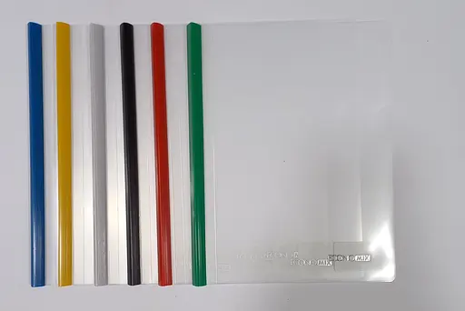 Папка Economix А5 E31261 65л. з пліч. планкою-притиском (4044572312617) Червоний - фото 2