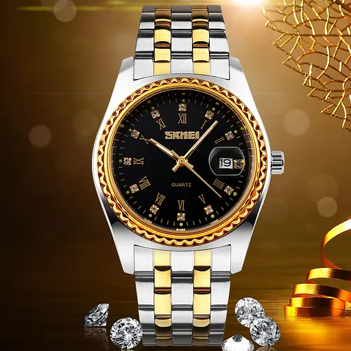 Наручний годинник чоловічий 9098BK-B Black Men Skmei acs0029897 - фото 4