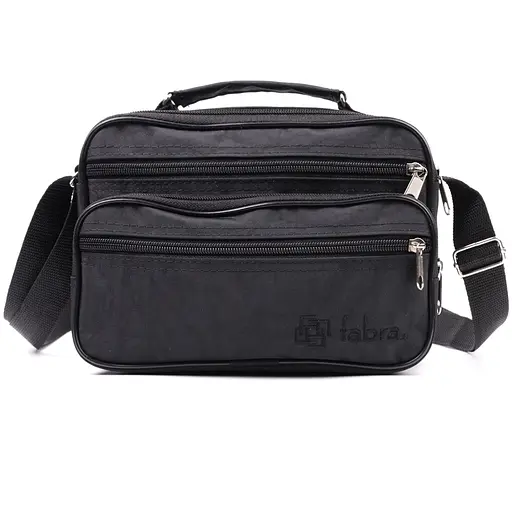 Чоловіча шкіряна сумка FABRA 23х18х13 см sum0026534 - фото 5