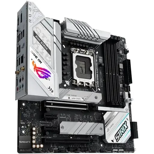 Материнская плата Asus Rog Strix B760-G Gaming WIFI s1700 B760 4xDDR5 M.2 HDMI DP Wi-Fi BT mATX - фото 2