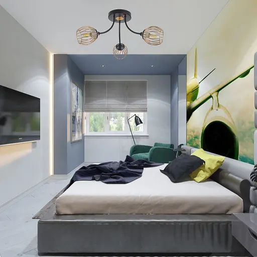 Люстра Brille лофт стельова E27 60W BK (BL-967C/3) - фото 3