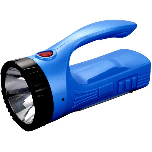 Фонарь LED Grunhelm GR-2833 аккумуляторный ручной 1W+12LED, 800 mAh (121289)