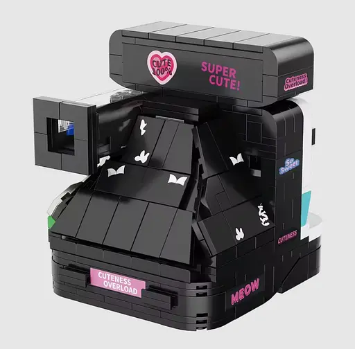 Конструктор фотоаппарат Zhegao Instant camera камера для детей и взрослых 478 деталей - фото 3