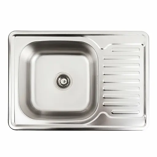 Кухонная мойка из нержавеющей стали Valeso 7050 декор (0,8/180 мм), Decor - фото 2