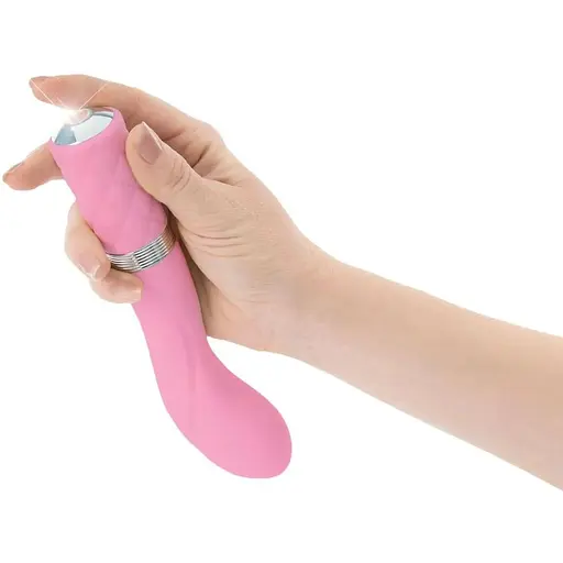 Розкішний вібратор Pillow Talk Sassy з кристалом Сваровськи для точки G подарункова упаковка - фото 6