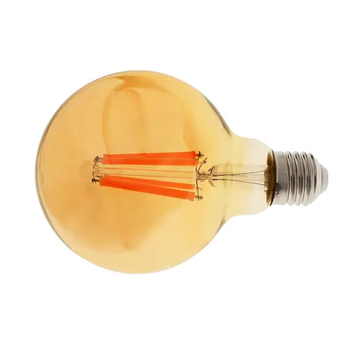 Лампа Brille світлодіодна LED 12W E27 COG WW G95 Amber 220 В - фото 2