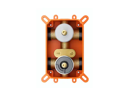 Душова система прихованого монтажу Corsan Lugo gold + BOX з термостатом Z03TGL, Золотий - фото 6