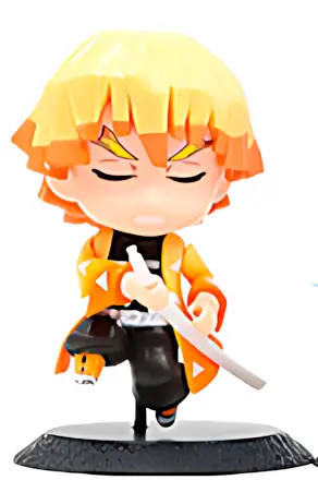 Фигурка Зеница Агацума Клинок, рассекающий демонов Zenitsu Agatsuma Demon Slayer 10 см Китай CH DS C10 08
