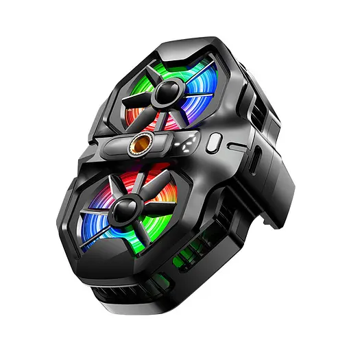 Кулер з екраном активне охолодження для телефону / планшета Memo DL21 шириною до 90,5 мм Black (18507)