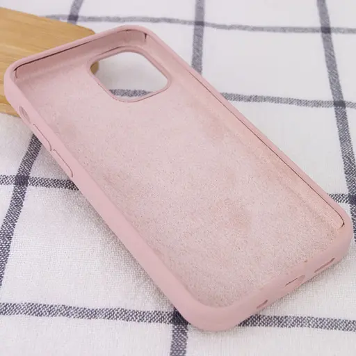 Чохол Silicone Case Full Protective (AA) для Apple iPhone 14 (6.1) Рожевий / Pink Sand - фото 3