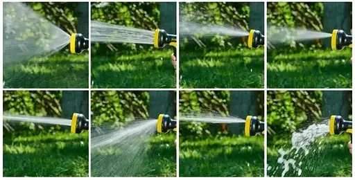 Набор для полива Premium Pro пистолет-распылитель 9 режимов/коннектора 1/2" адаптер 1/2"+3/4" 30412 - фото 2