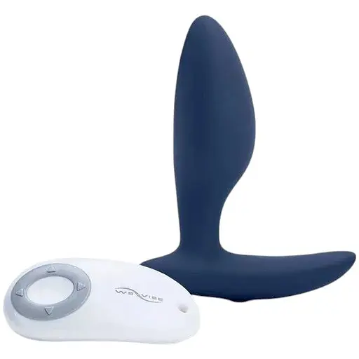 Анальна смарт-вібропробка We-Vibe Ditto Moonlight Blue з пультом ДУ