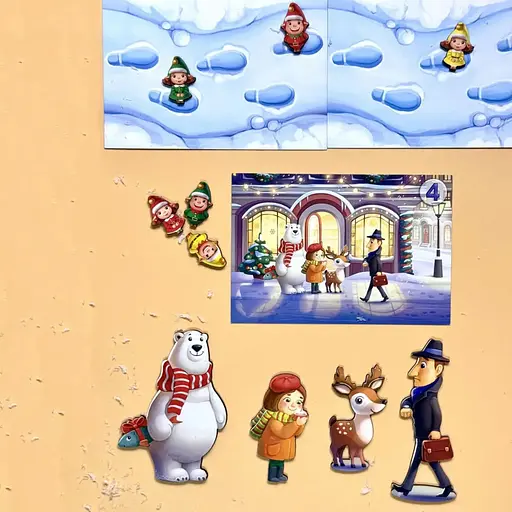 Дитяча настільна гра "Хто був на вулиці?" Ubumblebees (ПСД294) PSD294 дерев'яна - фото 8