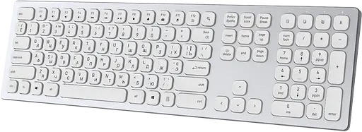 Клавиатура беспроводная OfficePro SK1550W White - фото 2