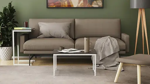 Стол журнальный приставной Терри Комбо 345x662x440 Белый металл ДСП Сосна Кембра 16мм FRD-105145 - фото 5