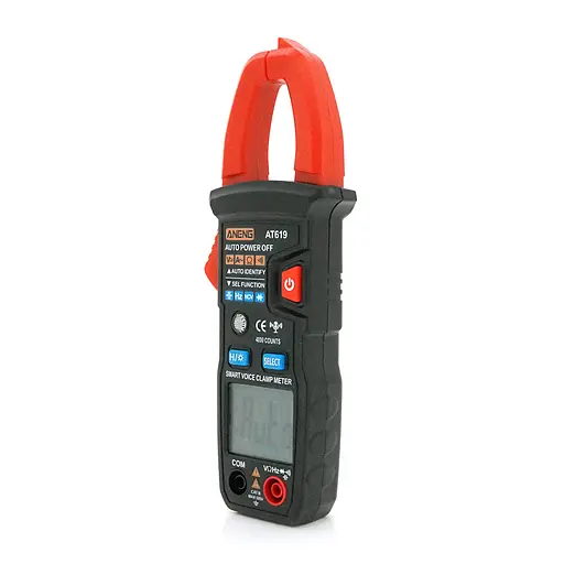 Токовые клещи Aneng AT619 Измерение: V (AC/DC) A (AC) Ω, C, Hz (NCV, True RMS) - фото 6