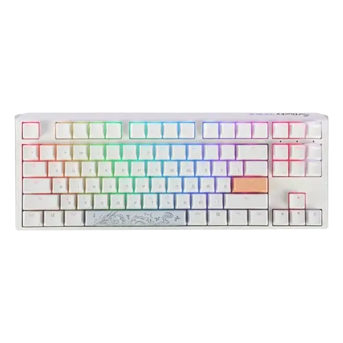 Клавіатура Ducky One 3 Cherry MX Speed Silver UA RGB White (DKON2187ST-PUAPXPWWWSC1)