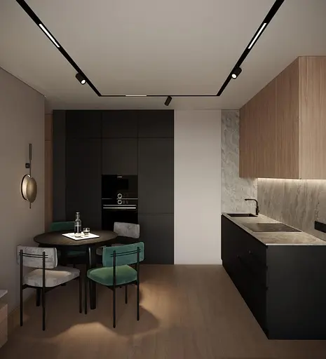 Настінне бра Babich Studio Mid GB Black (RAL 9005) - фото 4