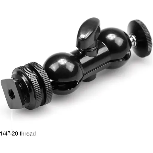 Шарнірний кронштейн SmallRig Double Ball Heads with Cold Shoe and Thumb Screw (1135) [95493] - фото 3