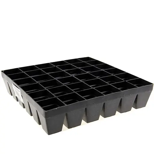 Кассета для рассады на 36 ячеек 19.5 × 19.5 × 4.5 см Черный 88090 - фото 1