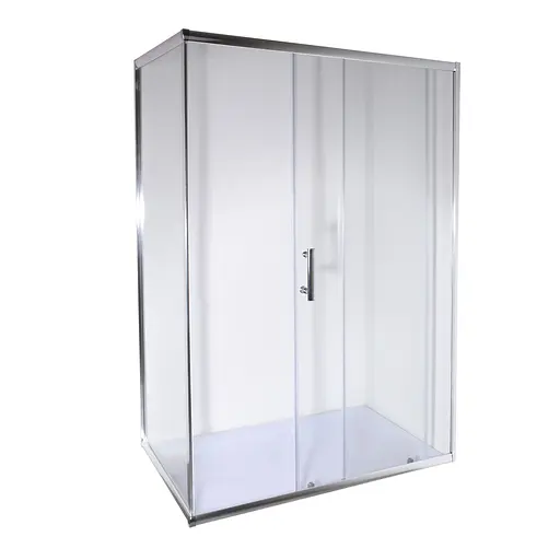 Душевая кабина Bravo Nisa 120NТ 000022476, Универсальная, прозрачная, хром матовый - фото 1