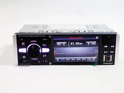 Автомагнитола MP5 4052 BT 1 DIN экран 4.1" TFT-LED Bluetooth - фото 8