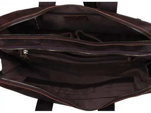 Кожаная мужская сумка Vintage 44х30х8 см sum0014989 - фото 3