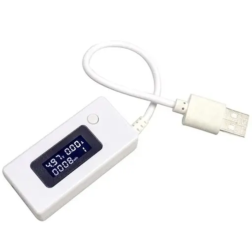 USB тестер емкости вольтметр амперметр Hesai KCX-017 (100145)