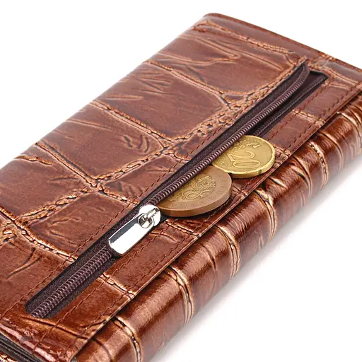 Кошелек женский из натуральной фактурной кожи Canpellini 17.7х9х2 см acs0029708 - фото 5