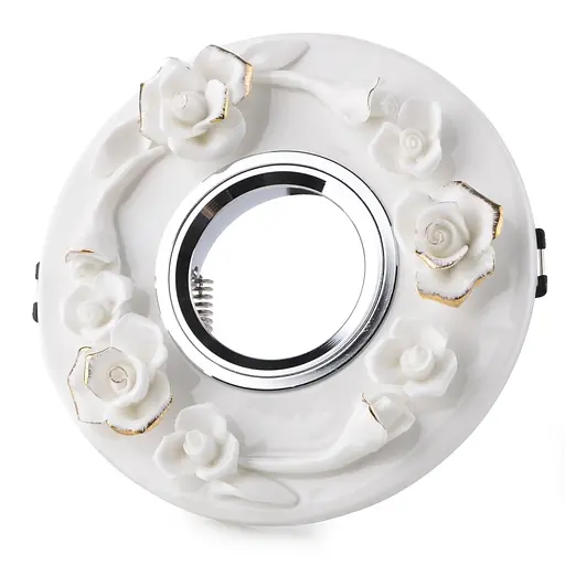Світильник точковий Brille HDL-CY8 G5.3 WH/G MR16 36-050