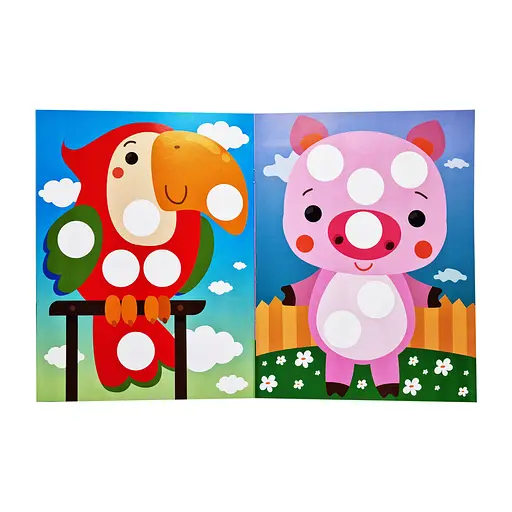 Развивающая книжка с наклейками "Кот" 403945 для самых маленьких - фото 2