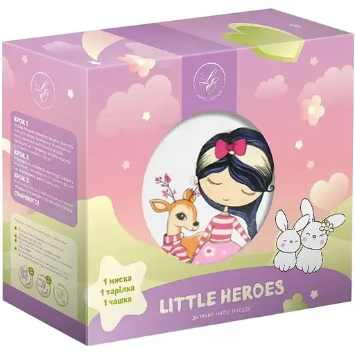 Набір посуду дитячий Limited Edition Fairy 3 предмети порцеляна (C679) - фото 2