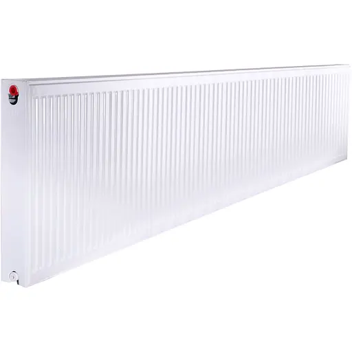 Радіатор сталевий панельний Kalite 22 низ/справа 600x2400 (без INNER) 000016830, Білий - фото 1