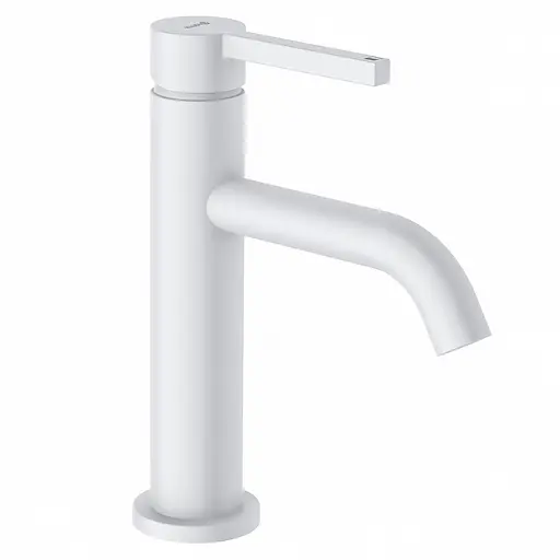 Смеситель для умывальника однорычажный 100 Kludi Nova Fonte белый 202885315 - фото 1