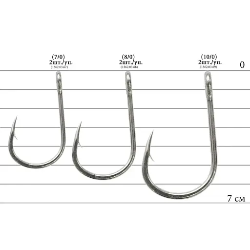 Крючок Decoy JS-2 #10/0 (3 шт/уп) - фото 2