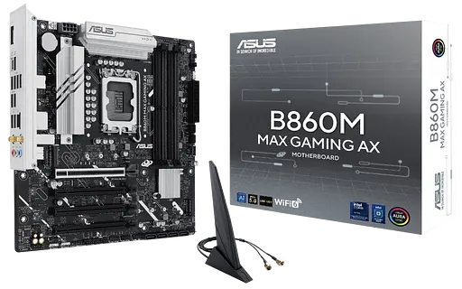 Материнская плата Asus B860M MAX GAMING AX LGA 1851 (B860M MAX GAMING AX)