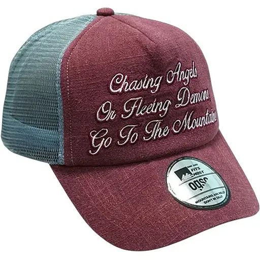 Кепка Ogso Trucker Hat Red-Charlotte (OGSO-TRACKBLACGR)