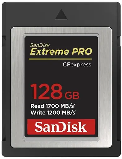 Карта памяти Sandisk Extreme PRO CFexpress Card Type B, 128GB, 1700MB/s Read, 1200MB/s Write (SDCFE-128G-GN4NN) - фото 1