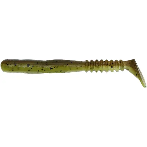 Силикон Reins Rockvibe Shad 2" B08 Green Pumpkin Chart Melon (16 шт/уп)