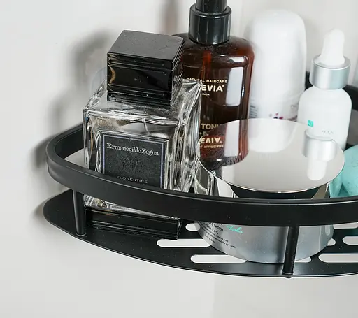 Набір металевих полиць для ванної кімнати Fabrika OPAL 2 шт Чорні (FK-WB1005-2) - фото 15