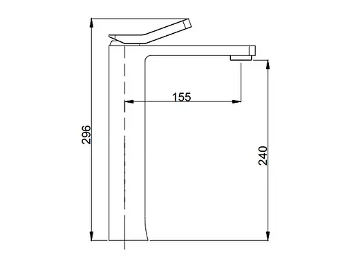 Змішувач для умивальника Asignatura Unique 85521602 Чорний матовий - фото 2