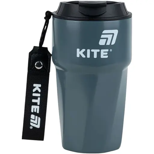 Термокружка Kite 450 мл сіра (K25-1220-1)