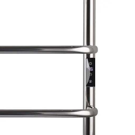 Електрична рушникосушка Unio KSp EU 700-500-5 Каскад Скоба з полицею, Хром, Праве, Електронний - фото 2