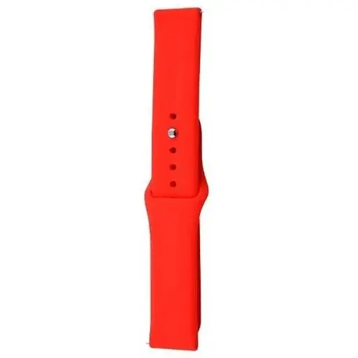 Ремінець Silicone 22 mm Watch Gear S3/Watch 46 mm/Xiaomi Amazfit Червоний - фото 1