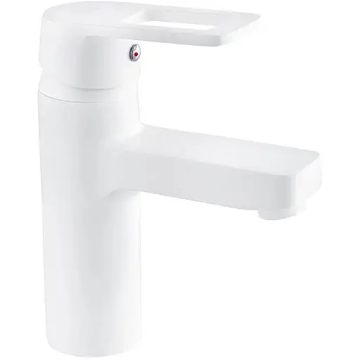 Смеситель для раковины Kroner KRM Zenda - W010 CV022958 Белый матовый - фото 1