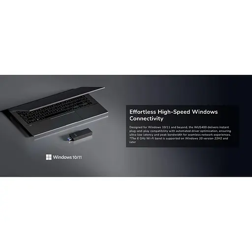 WiFi-адаптер Cudy WiFi WU5400, AX5400 Tri-Band Wi-Fi 6 / 6E (WU5400) - фото 10