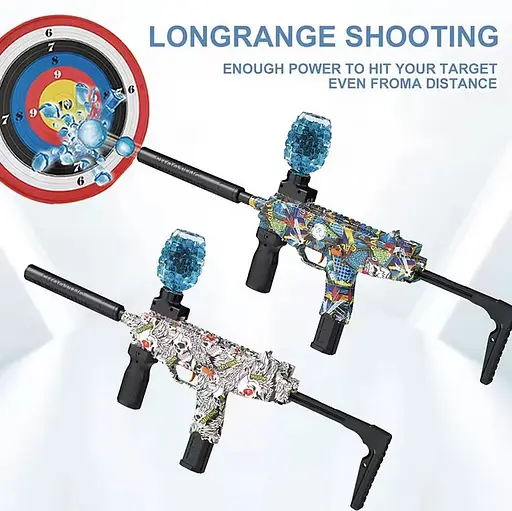 Бластер автоматический OldBro MP9 Gel Ball с гель шариками орбиз 10500 шт. eXtream yellow - фото 5