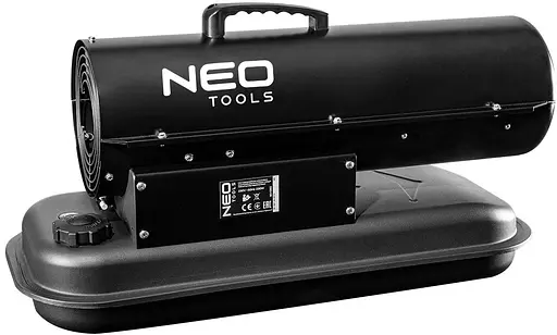 Теплова гармата Neo Tools 20 кВт, 550 м3год, прямого нагріву, бак 19л, витрата 1.9л/год, IPX4 - фото 3