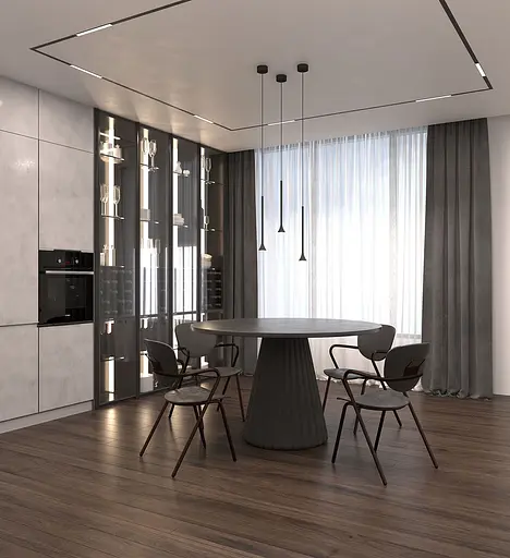 Подвесной светильник Skarlat RHL7750 5W BK 4000K - фото 2